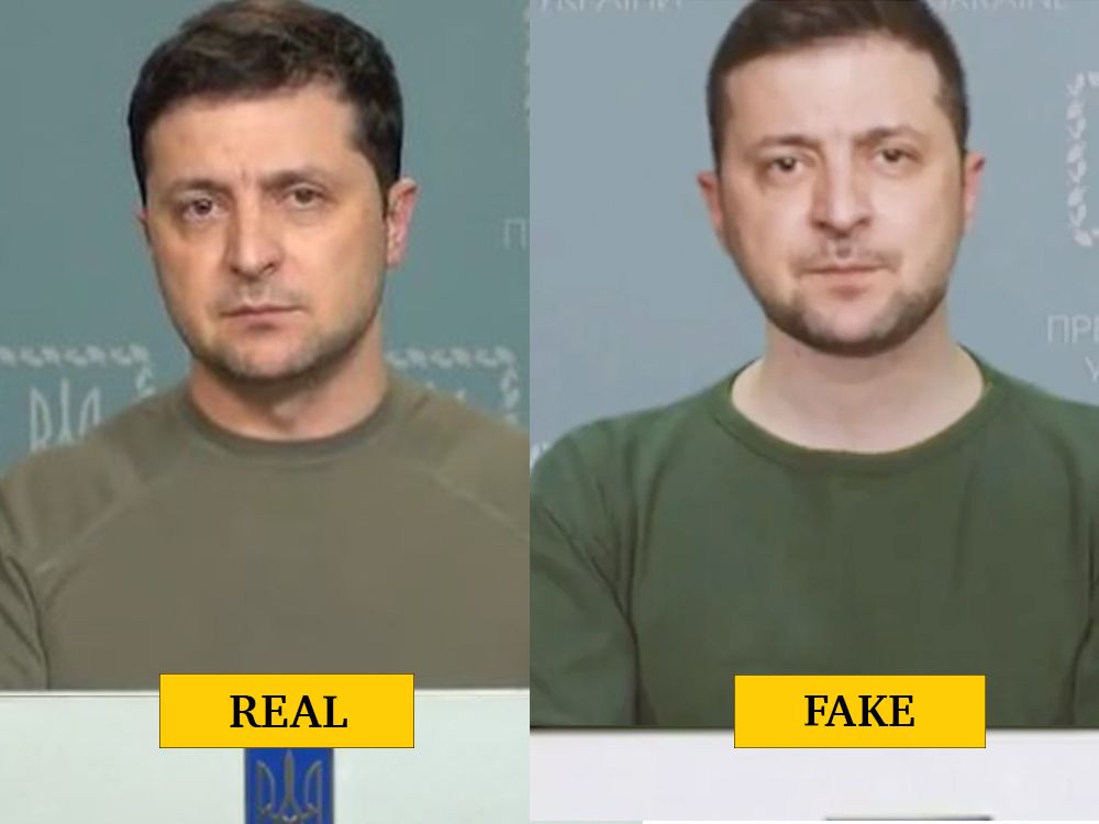 ‘Deepfake’ Of Ashen-faced Zelenskyy Ceding To Russia Airs On Ukrainian ...