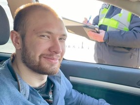 Serhiy Ustymenko, 25, was found dead by his father on Friday in an SUV. He was on his way to pick up his parents after delivering food to an animal shelter with Kuzmenko and Yalanska.