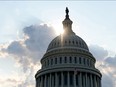 The dome of the U.S. Capitol Building is seen as the sun sets on Capitol Hill in Washington, U.S.,  July 26, 2019.