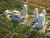The 12-acre Central Park Condos community will include four high-rise towers and one mid-rise.
