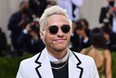 US actor-comedian Pete Davidson arrives for the 2021 Met Gala at the Metropolitan Museum of Art on September 13, 2021 in New York. - This year's Met Gala has a distinctively youthful imprint, hosted by singer Billie Eilish, actor Timothee Chalamet, poet Amanda Gorman and tennis star Naomi Osaka, none of them older than 25. The 2021 theme is "In America: A Lexicon of Fashion." (Photo by Angela WEISS / AFP) (Photo by ANGELA WEISS/AFP via Getty Images)