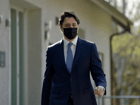 Prime Minister Justin Trudeau in Victoria, B.C., on April 11: “We have seen in decades past that just more money into health care from the federal government doesn’t lead to better outcomes.”
