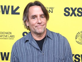 Richard Linklater at the South by SouthWest premiere of his film. It's now available on Netflix.
