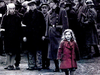 Oliwia Dabrowski was three years old when she played the part of the girl in the red coat.
