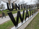Der Campus der University of Waterloo in Waterloo, Ontario.