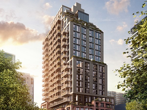 The 211-unit AKRA building at Yonge and Eglinton is coming to market this summer.