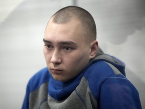 Captured Russian soldier, Sgt. Vadim Shishimarin, 21, told court in Kyiv that he was guilty of shooting a civilian in the village of Chupakhivka, days after Russia's invasion of Ukraine on Feb. 24.