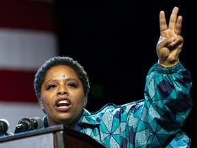 Black Lives Matter co-founder Patrisse Cullors in March, 2020.