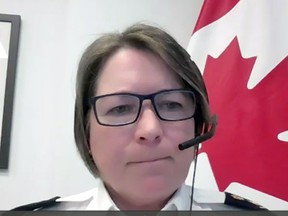 Rcmp Commissioner Brenda Lucki Testifies At The House Of Commons Committee Looking Into The Invocation Of The Emergencies Act, May 10, 2022.
