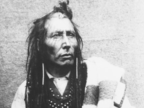 Chief Poundmaker in 1885. He is considered one of the great Indigenous leaders of the 19th century.