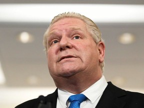 Doug Ford's PC party was 14 points ahead of the Liberals in early polls for next week's Ontario election.
