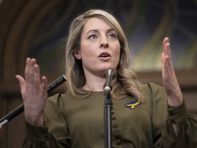 Foreign Affairs Minister Melanie Joly.