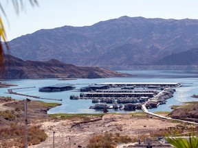 A view of the Callville Bay Marina in the Lake Mead National Recreation Area Tuesday, Sept. 14, 2021 in Las Vegas.