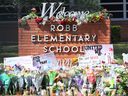 A memorial for the 19 children and two teachers killed in Tuesday's mass shooting at Robb Elementary School is seen May 27, 2022 in Uvalde, Texas.