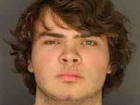 Buffalo supermarket shooting suspect Payton Gendron appears in a jail booking photograph in Buffalo, New York, U.S. May 14, 2022.