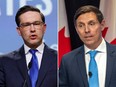 Conservative Party of Canada leadership candidates Pierre Poilievre and Patrick Brown.