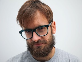 Anti-Kremlin activist Pyotr Verzilov poses for a photo before an interview with Reuters in Berlin, Germany, September 28, 2018.