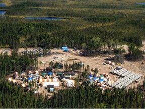 Esker Camp, a remote northern outpost in the Ring of Fire region northeast of Thunder Bay, is shown in this handout image.