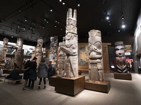 Eine Ausstellung aus dem BC Royal Museum in Victoria, 29. Dezember 2021.