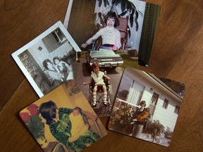 Photographs of Jennifer Race with her mother over the years.