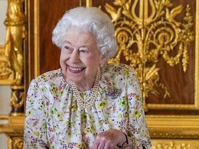Queen Elizabeth in March 2022.
