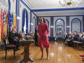 Bronwyn Eyre was announced as Saskatchewan's first female Minister of Justice and Attorney General at a press conference at Government House in Regina on Tuesday, May 31, 2022.