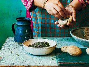 Shami kabab — stuffed meat patties — from Ammu