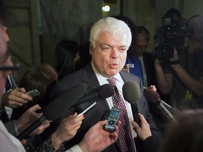 MPP Peter Tabuns answers questions from the media in Toronto on Thursday, February 21, 2013.&ampnbsp; The Ontario NDP's provincial council is set to meet later this month to vote on an interim leader, expected to be the longtime New Democrat.THE CANADIAN PRESS/Michelle Siu
