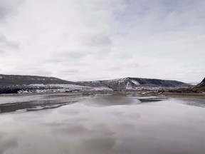 The Site C Dam location is seen along the Peace River in Fort St. John, B.C., Tuesday, April 18, 2017. An agreement has been reached with the West Moberly First Nations over a lawsuit that said the massive Site C hydroelectric dam in northeastern B.C. would destroy their territory and violate their rights.