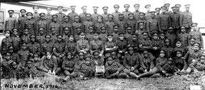 1916'da 2 Nolu İnşaat Taburu üyeleri.