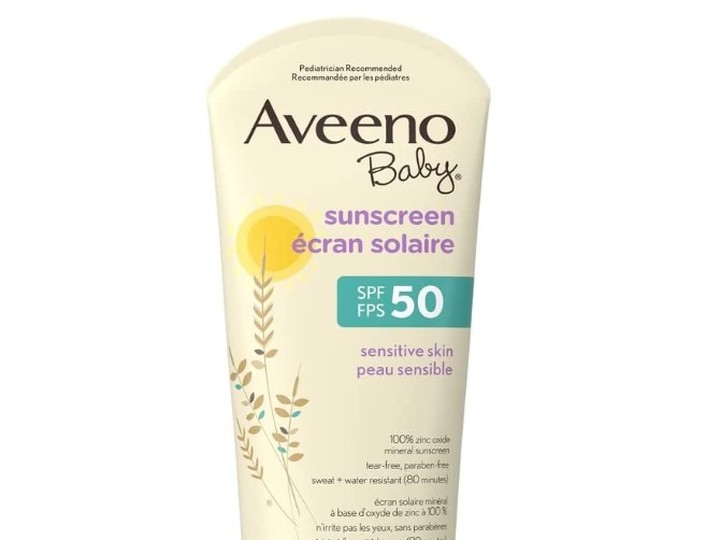  Aveeno Baby Mineral Sunscreen.
