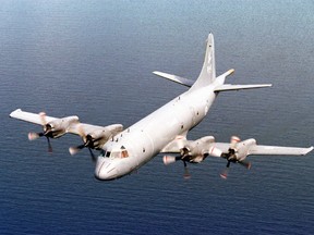 Chinese fighter jets put the lives of the flight crew of a CP-140 Aurora long-range patrol aircraft such as this one at risk, says the the Canadian Armed Forces.
