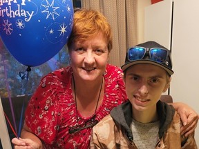 A letter writer says Canada's health system has failed Eric Coulam, seen with his grandmother, Donna Suski, in September 2021. Coulam, age 20, has decided to seek medical assistance in dying after doctors failed to diagnosis a gastrointestinal condition that has led to multiple hospital stays, liver and kidney disease and severe chronic pain.