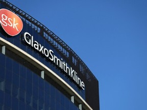 A view shows GlaxoSmithKline headquarters in London, Britain, January 17, 2022. The study was sponsored by biotech company Tesaro - which was acquired by GlaxoSmithKline when the earliest patient began treatment in 2019.
