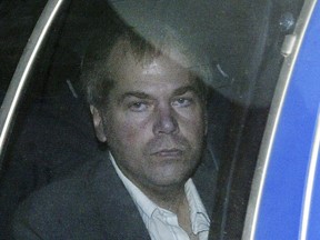 John Hinckley Jr. arrives at U.S. District Court in Washington on Nov. 18, 2003.