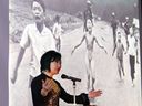 Die vietnamesisch-kanadische Phan Thi Kim Phuc hält ihre Rede vor ihrem mit dem Pulitzer-Preis ausgezeichneten Foto vom 8. Juni 1972 während des Vietnamkriegs während eines Vortragstreffens in Nagoya, Präfektur Aichi am 13. April 2013. 