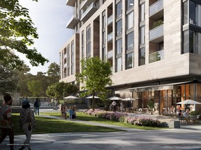 Canderel's Forêt Forest Hill project. PHOTO RENDERING BY NORM LI.