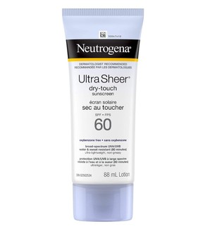 Neutrogena Ultra Sheer Dry-Touch Sunscreen.