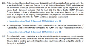 The most implicatory section of the Mass Casualty Commission report into RCMP public communications.