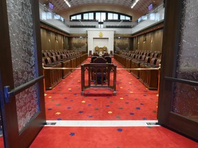 The Senate Chamber is pictured in Ottawa in 2019.