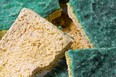 Old abrasive used sponges for household cleaning of kitchen: attention, they can hide dangerous bacteria