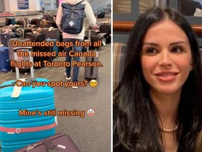Mahan Zaeri didn't get her luggage for days after she missed a connecting flight to Portugal due to a delayed flight from Vancouver.