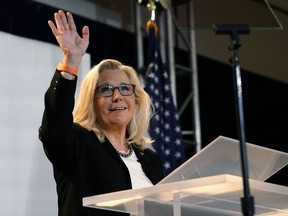 Rep. Liz Cheney, R-Wyo., vice chair of the House Select Committee investigating the Jan. 6 U.S. Capitol insurrection, delivers her "Time for Choosing" speech at the Ronald Reagan Presidential Library and Museum Wednesday, June 29, 2022, in Simi Valley, Calif. The speech is part of a series focusing on the conservative movement to address critical questions facing the future of the Republican Party.