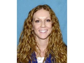This undated photo provided by the U.S. Marshals Service shows Kaitlin Marie Armstrong. Police were searching Monday, May 23, 2022, for Armstrong, who is suspected in the fatal shooting of a professional cyclist at an Austin, Texas, home. The body of 25-year-old Anna Moriah "Mo" Wilson, of San Francisco, was found May 11. (U.S. Marshals Service via AP)