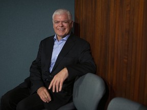 Ontario NDP interim Leader Peter Tabuns poses for a portrait after speaking to the media at Queen's Park, in Toronto, Wednesday, June 29, 2022.