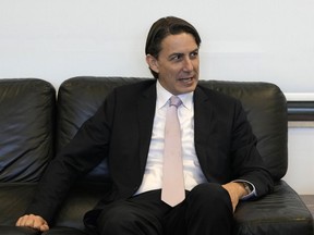U.S. Envoy for Energy Affairs Amos Hochstein meets with Lebanon's Electricity Minister Walid Fayad in Beirut, Lebanon, Monday, June 13, 2022. Hochstein is in Beirut upon the Lebanese government's request to resume mediation on a maritime border dispute with Israel.