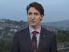 Prime Minister Justin Trudeau pictured at a press event in Rwanda last week in which he denied putting "undue influence" on the Nova Scotia RCMP to release sensitive investigatory information in order to bolster Liberal plans for a gun ban.