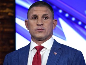 FILE - Joey Gilbert waits before a Republican primary debate for Nevada governor Wednesday, May 25, 2022, in Las Vegas. Gilbert who lost this month's Republican primary election by just over 11 percentage points, or nearly 26,000 votes, will pay $190,960 for a statewide recount after he objected to the outcome by making numerous unproven claims about the election process, election officials said Wednesday, June 29, 2022. The Reno attorney had 26.7% of the vote on June 14, trailing Clark County Sheriff Joe Lombardo, who won 38.4% in a crowded primary field for the Republican governor nomination on June 14. Gilbert has not conceded.