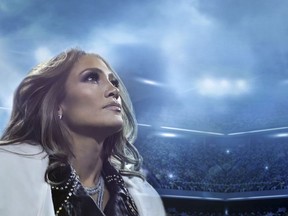 This image released by Netflix shows Jennifer Lopez from "Halftime," a documentary that will kick off the Tribeca Festival on Wednesday, June 8. The film, shot around Lopez's Super Bowl performance and the release of the film "Hustlers," captures Lopez at a pivotal moment in her career. (Netflix via AP)