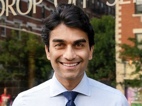 FILE - This undated file photo shows Democratic congressional candidate Suraj Patel, who is a candidate in New York's 12th Congressional District race. Former Democratic presidential candidate and New York City mayoral candidate Andrew Yang is getting involved in a New York congressional primary by backing Patel, who worked on President Barack Obama's presidential campaigns and in his White House.